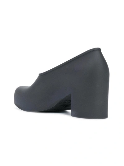 Shop Comme Des Garçons Chunky Mid-heel Pumps - Black