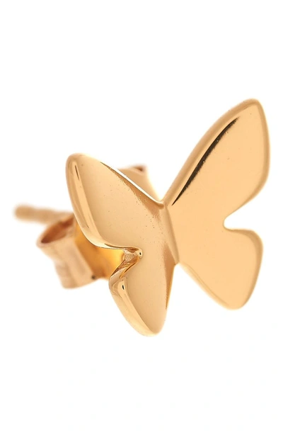 Shop Olivia Burton Social Butterfly Stud Earrings In Gold