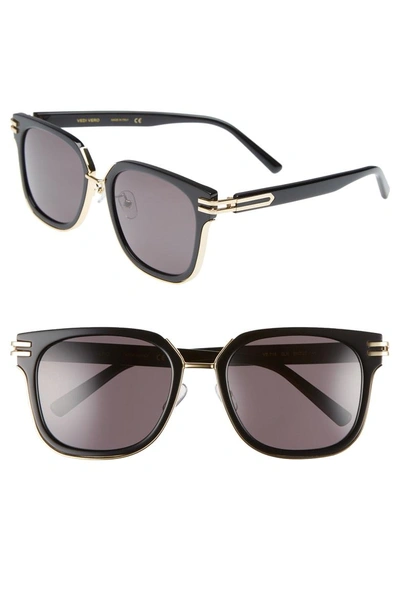 Shop Vedi Vero 56mm Rectangle Sunglasses - Black/brown