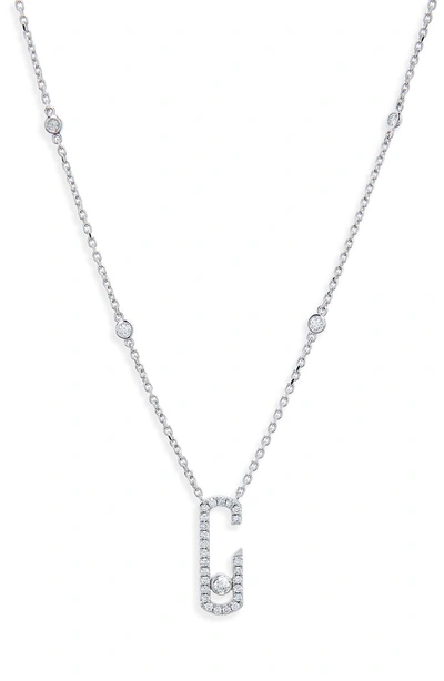 Shop Messika By Gigi Hadid Move Addiction 18k Gold & Diamond Pendant Necklace In White Gold