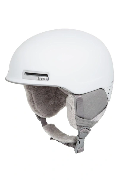 Shop Smith 'allure' Snow Helmet - White In Matte White Dots