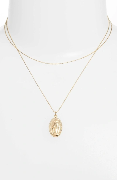 Shop Five And Two Valentina Pendant Necklace In Gold
