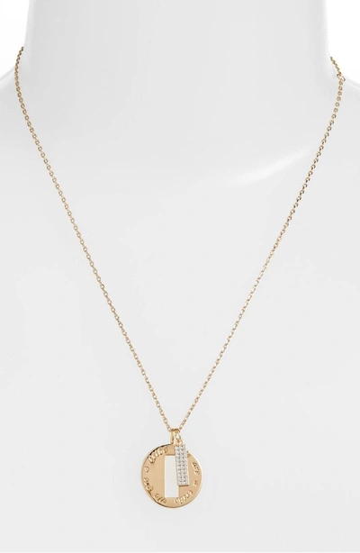 Shop Lulu Dk We Are A Tribe Necklace In Gold/ Clear