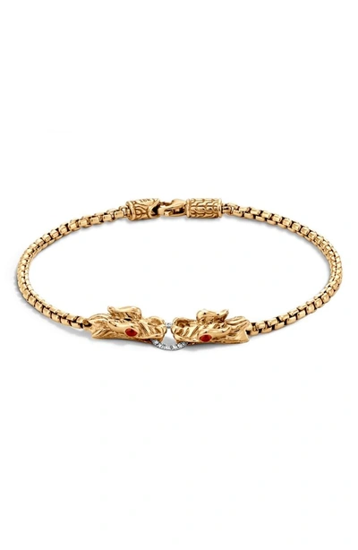 Shop John Hardy Legends Naga Link Bracelet In Gold
