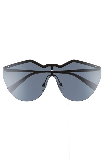 Shop Le Specs 140mm Shield Sunglasses - Black