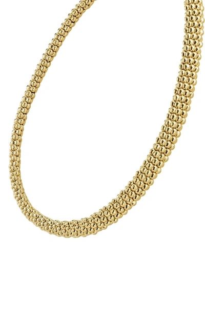 Shop Lagos Caviar Gold Rope Necklace