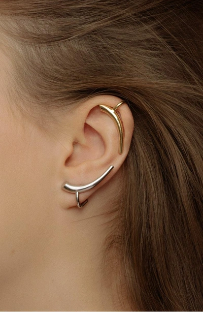 Shop Charlotte Chesnais Helix Silver Ear Cuffs