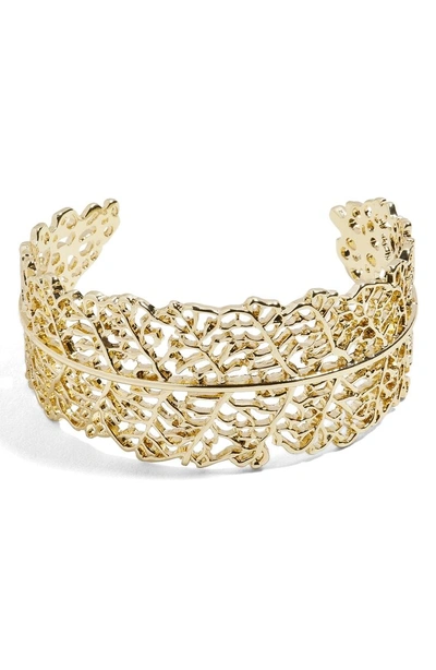 Shop Baublebar Hamlet Cuff Bracelet In Gold