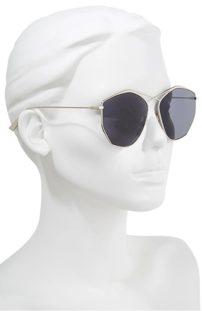 Shop Dior 59mm Metal Sunglasses - Light Gold