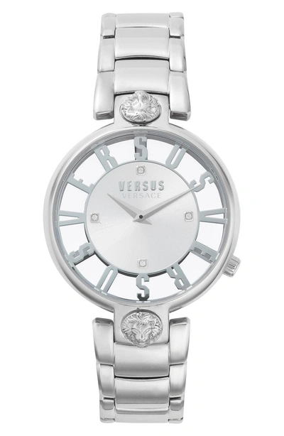 Shop Versus Kristenhof Bracelet Watch, 34mm In Silver