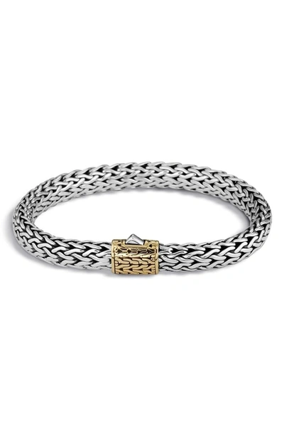 Shop John Hardy 'classic Chain' Medium Bracelet In Silver/ Gold