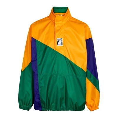 Shop Balenciaga 80s Windbreaker Shell Jacket In Multicoloured
