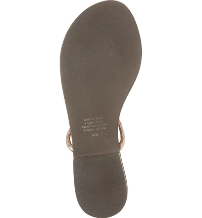 Shop Jeffrey Campbell Malia Flip Flop In Rose Gold