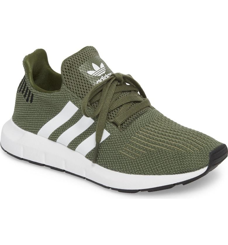 adidas green casual shoes