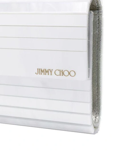 Shop Jimmy Choo Sweetie Clutch In White