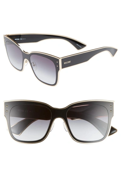 Shop Moschino 55mm Cat Eye Sunglasses In Black