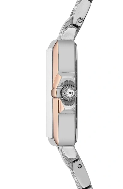 Shop Ted Baker Tess Bracelet Watch, 20mm In Silver/ Grey/ Rose Gold