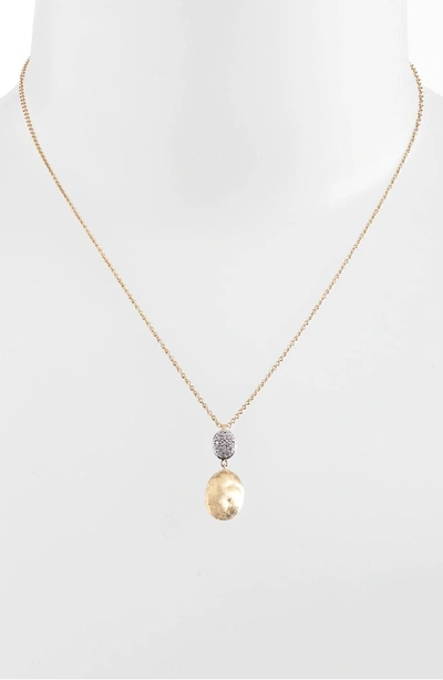 Shop Marco Bicego 'siviglia' Diamond Pendant Necklace In Yellow Gold