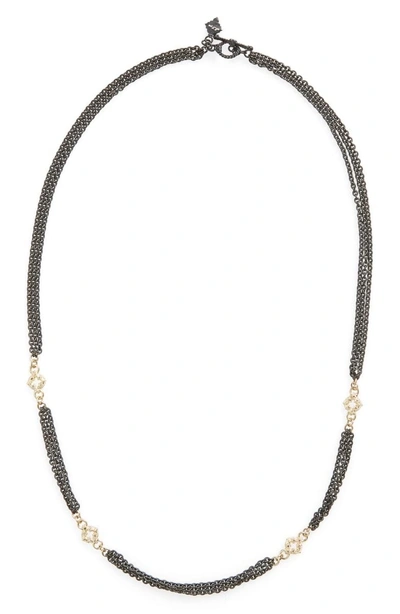 Shop Armenta New World Strand Necklace In Gold
