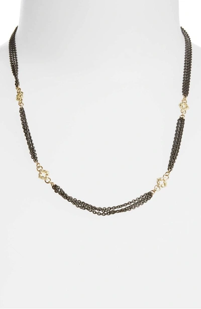 Shop Armenta New World Strand Necklace In Gold