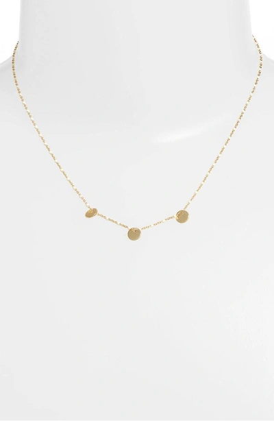Shop Argento Vivo Enamel Disc Necklace In Gold