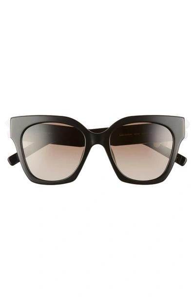 Shop Marc Jacobs 52mm Daisy Cat Eye Sunglasses - Black