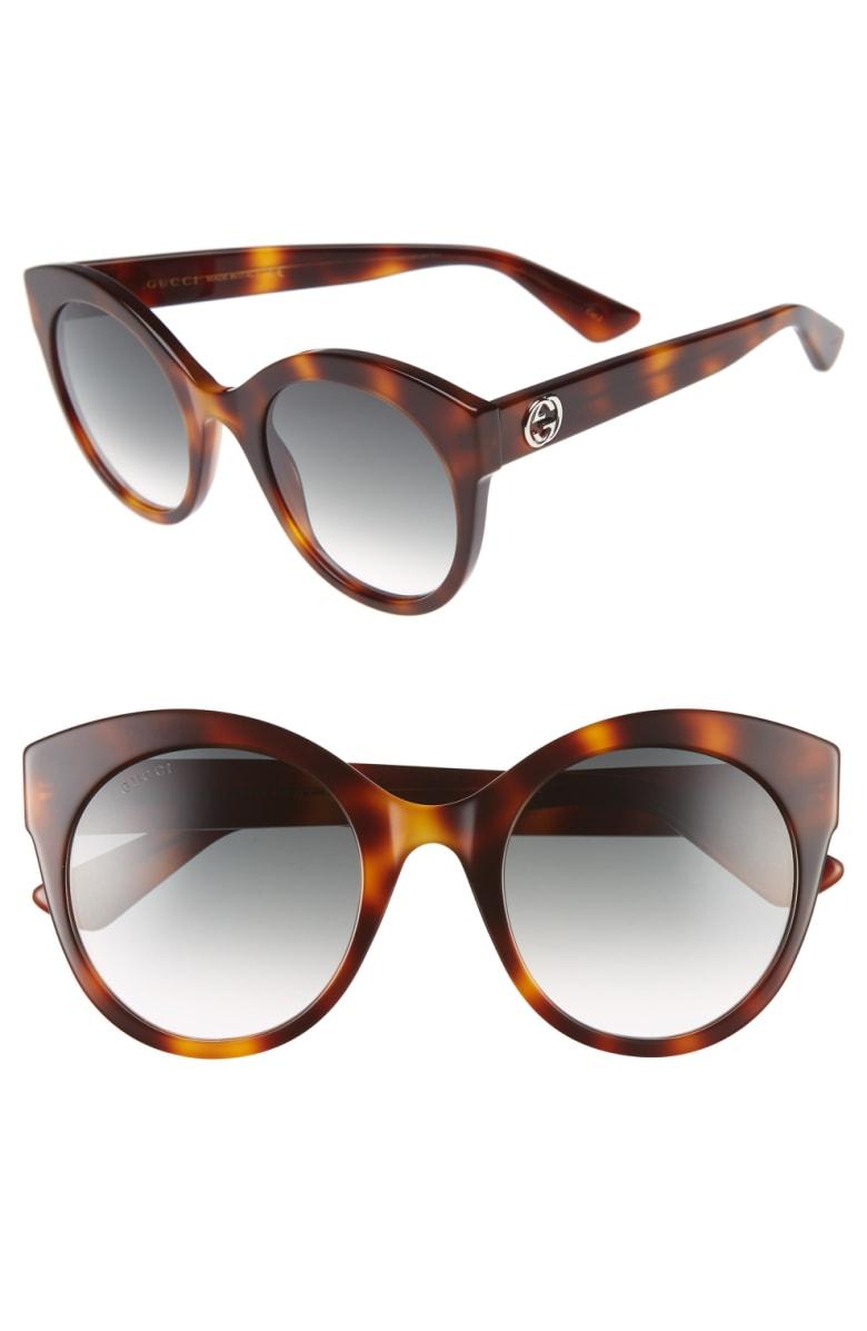 gucci 52mm cat eye sunglasses