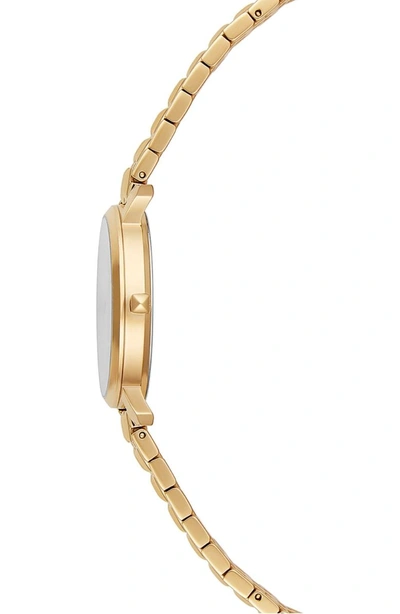 Shop Rebecca Minkoff Billie Bracelet Watch, 34mm In Gold/ Black/ Gold