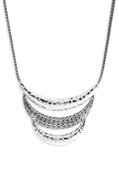Shop John Hardy Classic Chain Hammered Silver Necklace