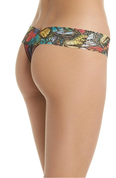 Shop Hanky Panky Print Low Rise Thong In Flutter By Flutter