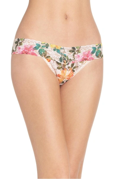 Shop Hanky Panky Print Low Rise Thong In Melissa Floral