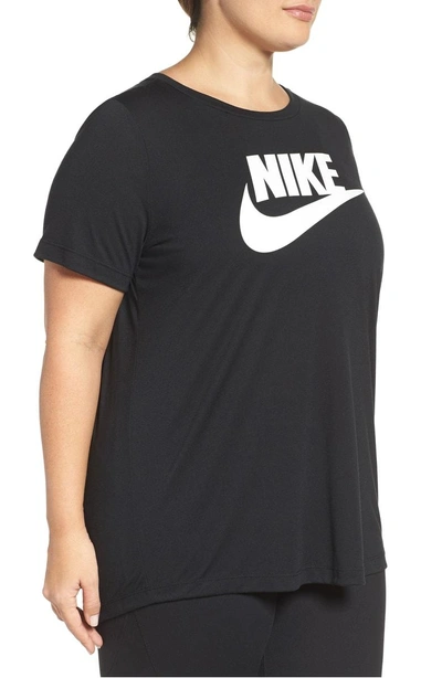 Shop Nike Essential Tee In Black/ White