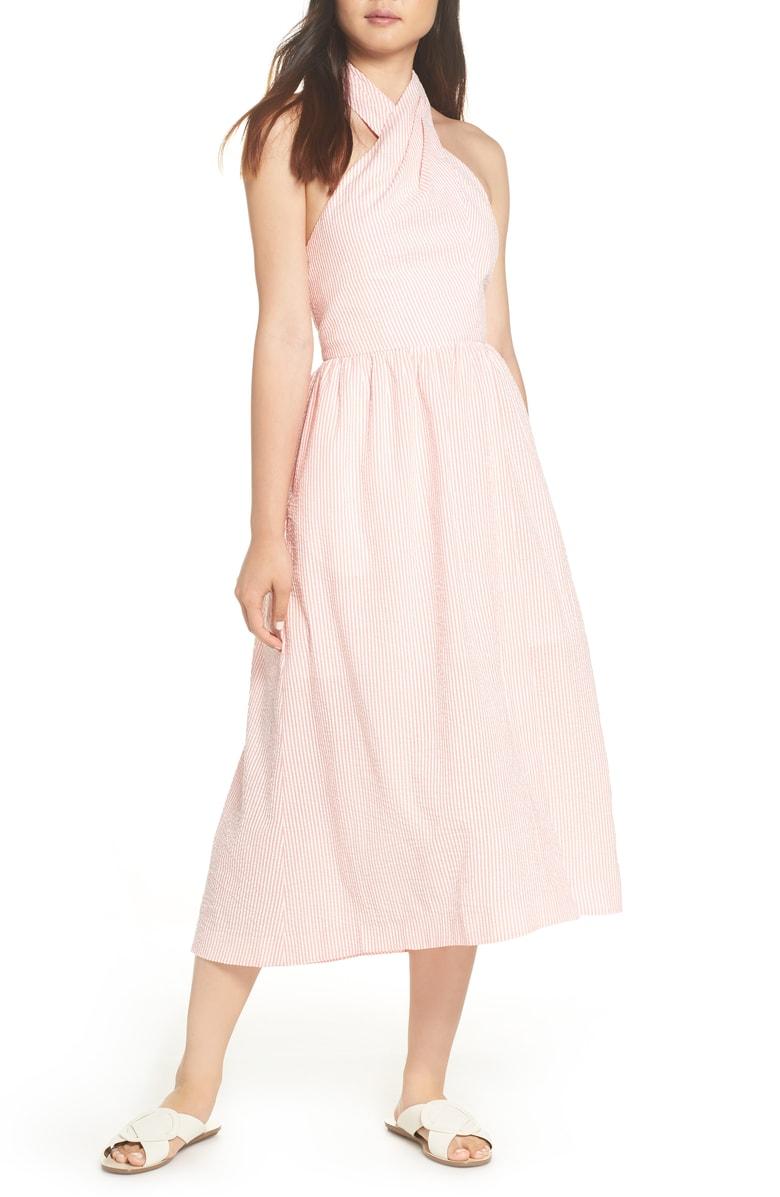 papaya white dress