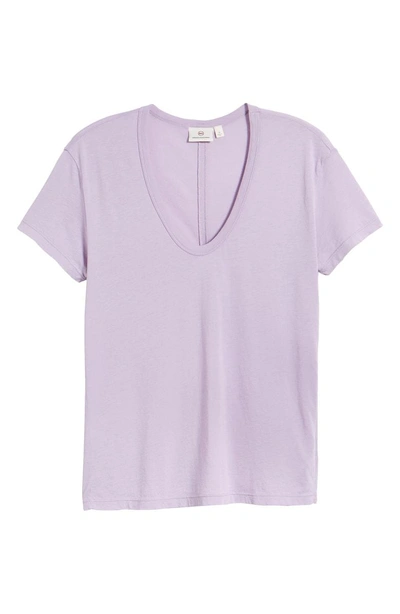 Shop Ag Henson Tee In Lavender Frost