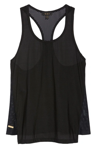 Shop Alala All Over Mesh Tank In Black
