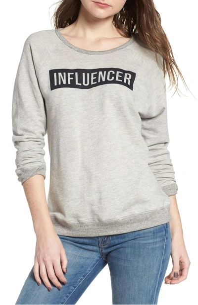 Shop Sundry Influencer Sweatshirt In Heather Grey
