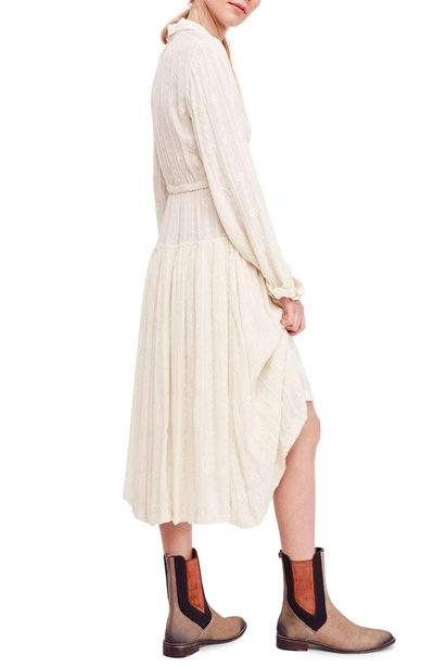 Shop Free People Diamond Head Midi Dress In Ivory