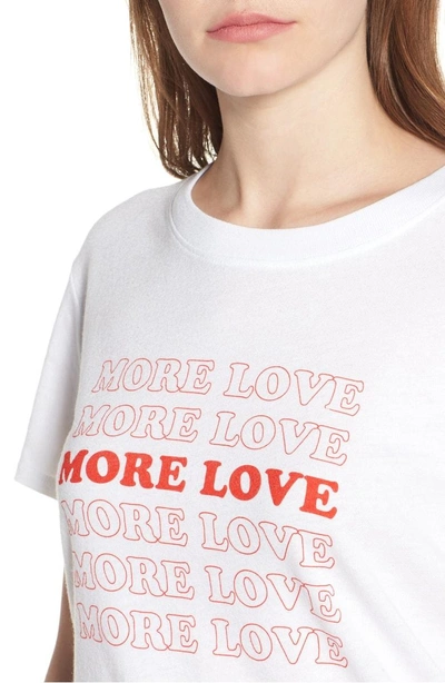 Shop Sub_urban Riot More Love Slouched Tee In White