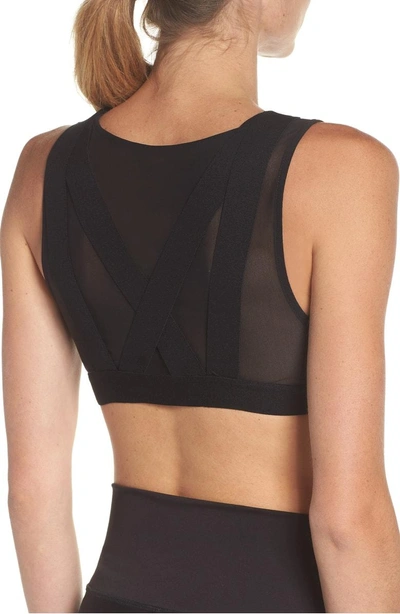 Shop Alo Yoga Bandage Sports Bra In Black