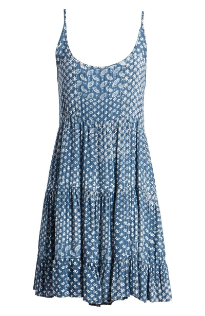 Shop Rails Amber Swing Dress In Indigo Patchwork