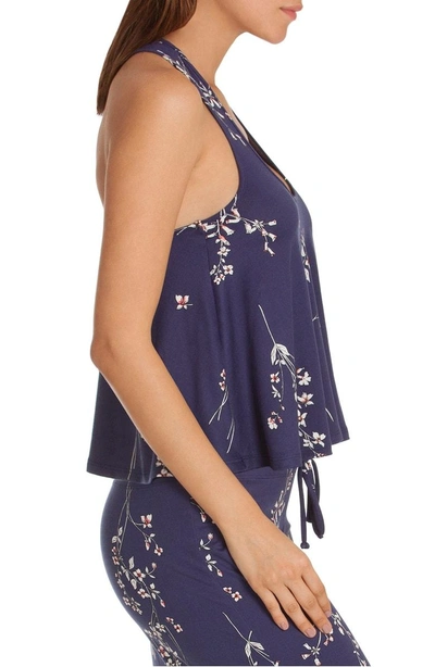 Shop In Bloom By Jonquil Floral Pajama Top In Navy Print