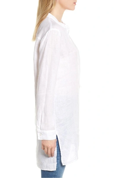 Shop Stateside Shirting Tunic Top In White