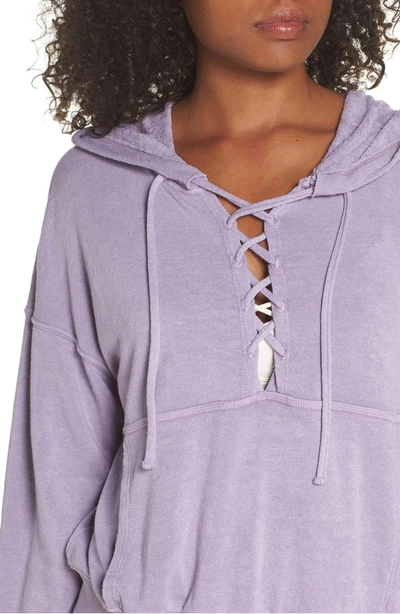 Shop Free People Believer Hoodie In Light Purple