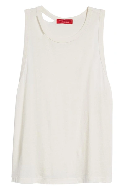 Shop N:philanthropy Crystal Deconstructed Tank In White Magic