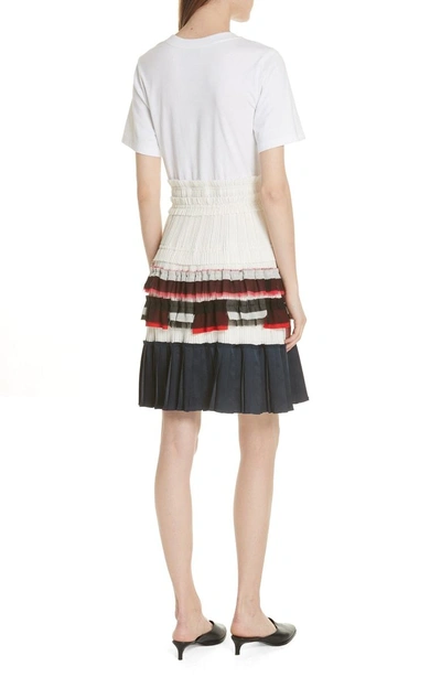 Shop 3.1 Phillip Lim / フィリップ リム Pleated Skirt T-shirt Dress In White
