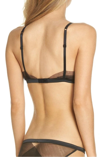 Shop Calvin Klein Triangle Bralette In Black