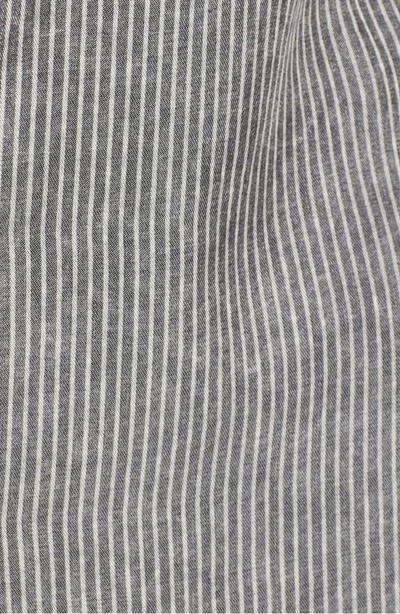 Shop Billy T Ticking Stripe Shirt In Grey Rr