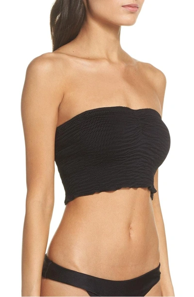 Shop Isabella Rose Tubular Bikini Top In Black