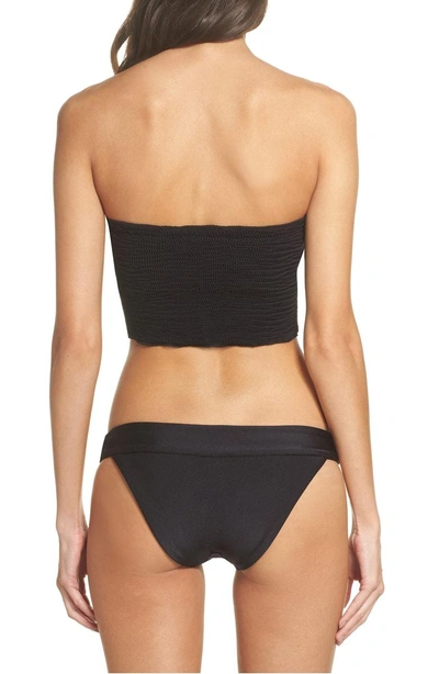Shop Isabella Rose Tubular Bikini Top In Black