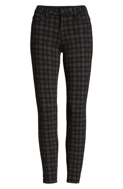 Shop Kut From The Kloth Diana Plaid Skinny Ponte Pants In Charcoal Grey